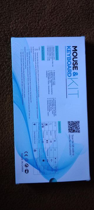 Teclado y ratón inalámbricos Ñ + funda