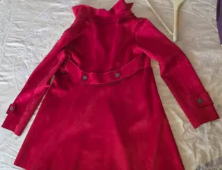 Chaqueta Roja de antelina