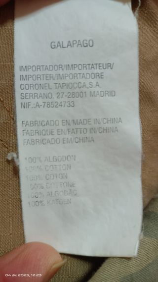 Bermuda CORONEL TAPIOCCA Talla L