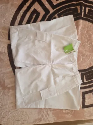 Pantalón de trabajo blanco