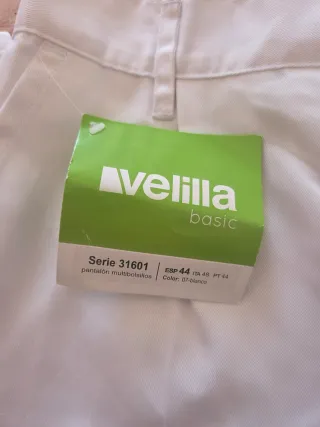 Pantalón de trabajo blanco