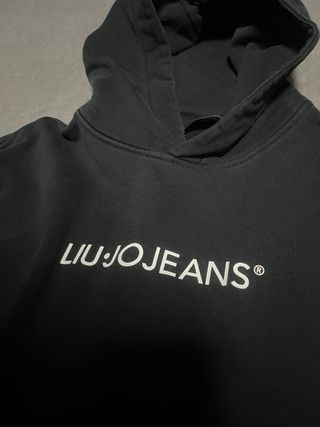 Felpa Liu Jo con cappuccio nera