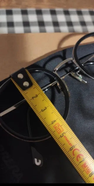 Montura óptica Carrera 163/V/F Negra y Plateada