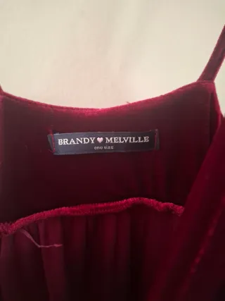 Vestido de terciopelo rojo