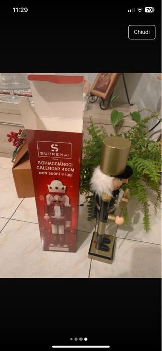 Schiaccianoci Suprema 40cm Luci e Suoni