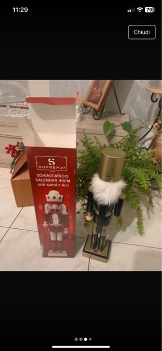 Schiaccianoci Suprema 40cm Luci e Suoni