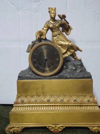 Reloj Imperio Francés Siglo XIX Oriental