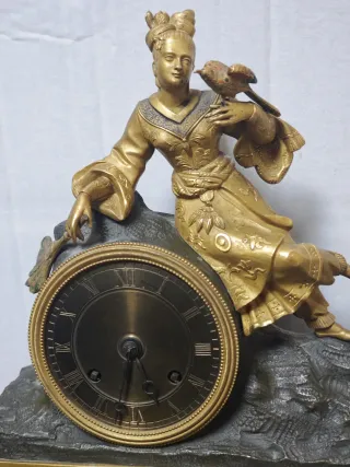 Reloj Imperio Francés Siglo XIX Oriental