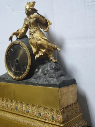 Reloj Imperio Francés Siglo XIX Oriental