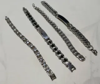 Lote 4 Pulseras Hombre