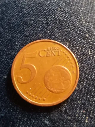 Rara moneta 5 centesimi Euro 1999 Francia
