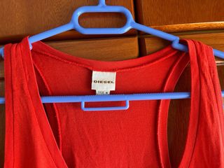 Camiseta sin mangas Diesel Talla M Roja