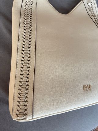 Bolso Roberto Verino Beige y Dorado