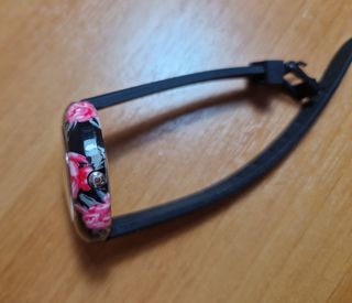 Orologio Ops Objects donna floreale nero