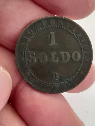 Lotto 2 monete Stato Pontificio quattrino/soldo