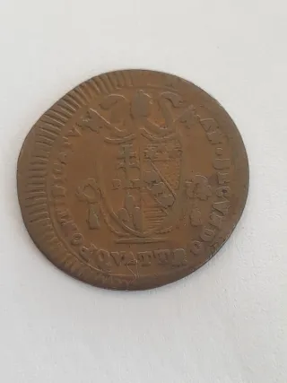 Lotto 2 monete Stato Pontificio quattrino/soldo