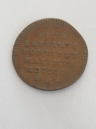 Lotto 2 monete Stato Pontificio quattrino/soldo