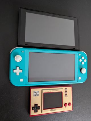 Lote Nintendo Switch + Lite + Game Watch per riparazione