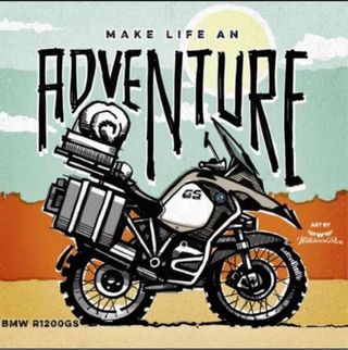 Moto BMW R 1200 GS Adventure.