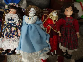 Bambole di porcellana vintage