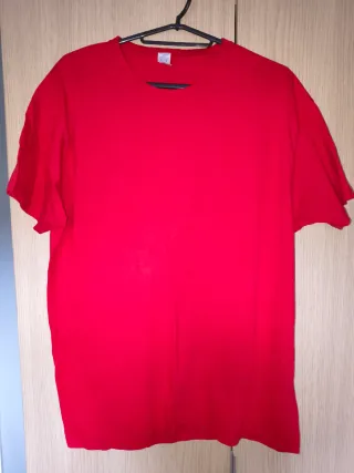 Camiseta manga corta roja