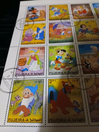 Folha de Selos Emirados Árabes Unidos