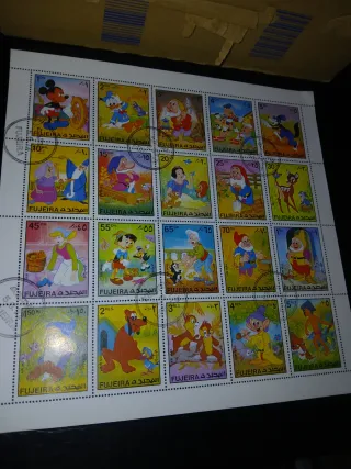 Folha de Selos Emirados Árabes Unidos