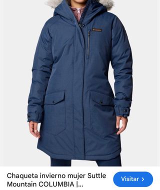 Abrigo Columbia Mujer Talla S.