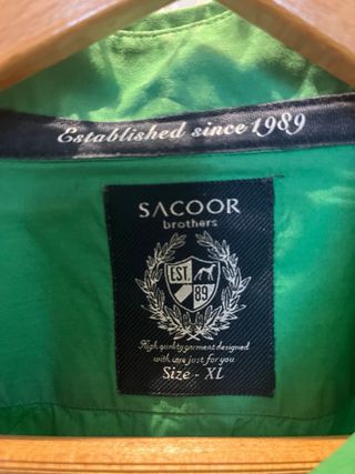 Camisa Sacoor Brothers Verde