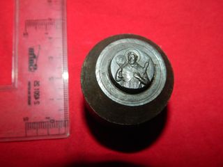 Precioso cuño troquel religioso Santo identificar