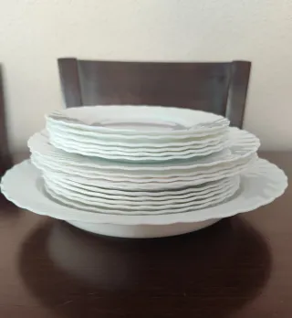 Vajilla Arcopal Blanca