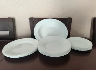 Vajilla Arcopal Blanca