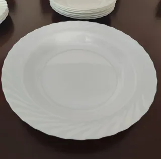 Vajilla Arcopal Blanca