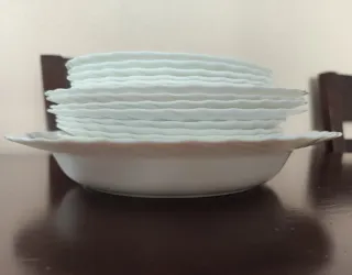 Vajilla Arcopal Blanca