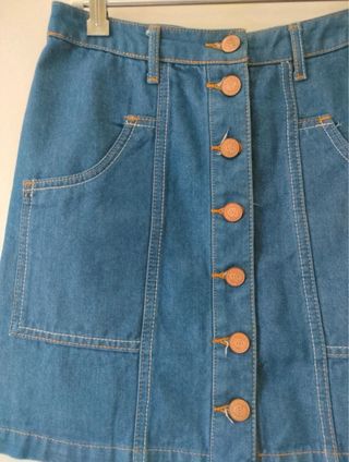 Falda vaquera Stradivarius