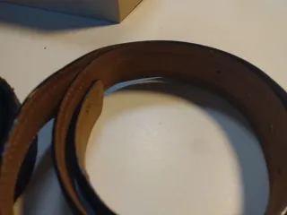 Cintura donna con fibbia a cuore dorata