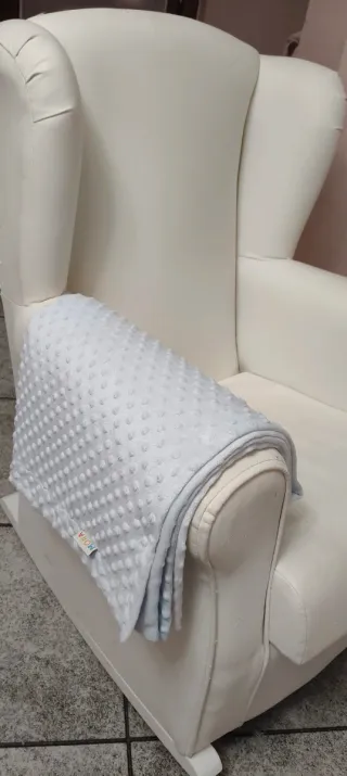 Manta y Doudou Bebé Azul