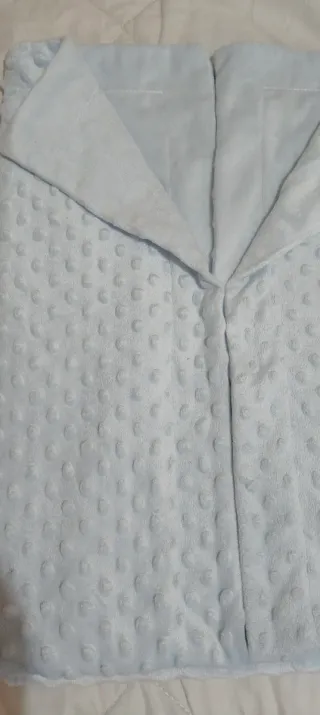 Manta y Doudou Bebé Azul