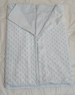 Manta y Doudou Bebé Azul