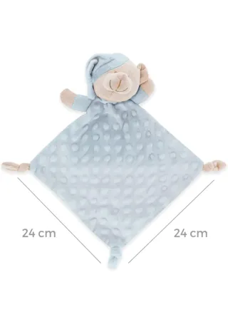 Manta y Doudou Bebé Azul