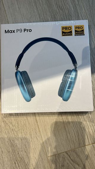 Cascos Max P9 Pro Azul/Plata