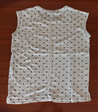 Camiseta mariposas manga corta talla S