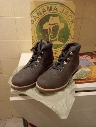 Botines Panama Jack mujer grises