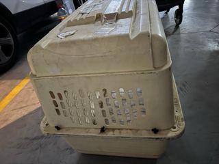 Transportín perro grande beige