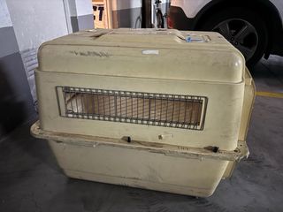 Transportín perro grande beige