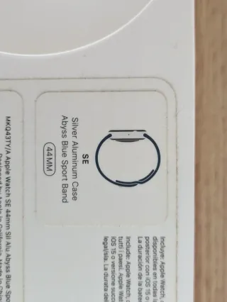 Apple Watch SE 44mm Plata