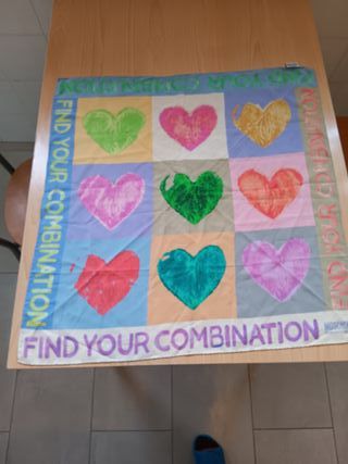 Foulard in seta Moschino multicolor