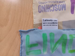 Foulard in seta Moschino multicolor