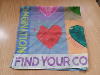 Foulard in seta Moschino multicolor