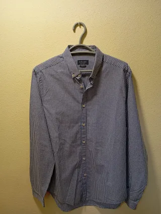 Camisa Zara Man Cuadros Talla L